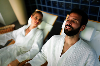 Sauna en bubbels voor twee