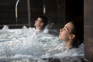 Sauna en bubbels voor twee